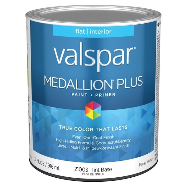 Paperperfect 1 qt. Medallion Plus Acrylic Latex All Purpose Paint & Primer, Tint PA3968071 - main